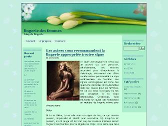lingeriedesfemmes.com website preview