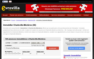 immobilier-charleville-mezieres.evrovilla.com website preview