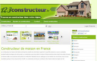 123constructeur.fr website preview