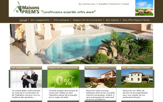 maisonsprems.fr website preview