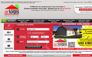 aube.arlogis.com website preview