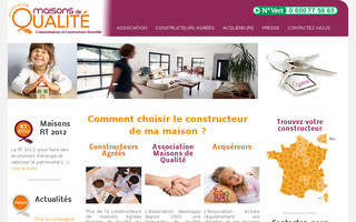 maisons-qualite.com website preview