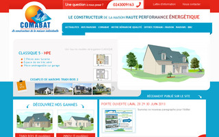 comabat.fr website preview