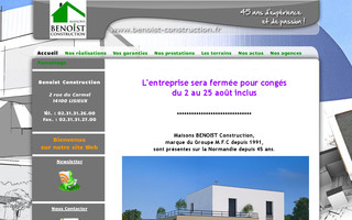 benoist-construction.fr website preview