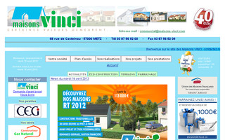 maisons-vinci.com website preview