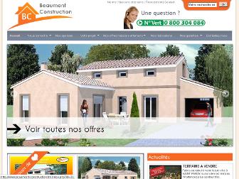 beaumont-construction.fr website preview