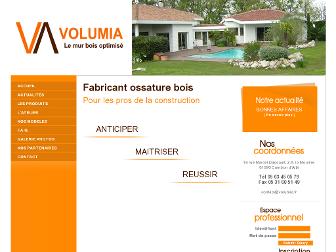 volumia-bois.fr website preview