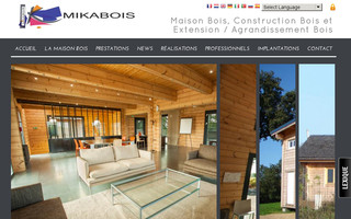 maison-bois-mikabois.com website preview