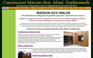 maison-eco-malin.com website preview