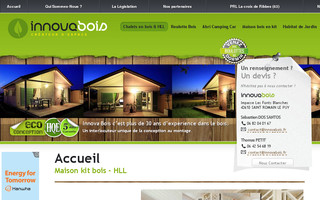 innovabois.fr website preview
