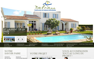 delrieu-construction.com website preview
