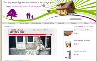 guide-maison-ecologique.com website preview