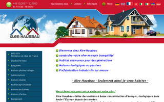 klee-hausbau.com website preview