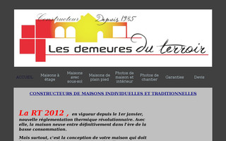 demeures-du-terroir.com website preview