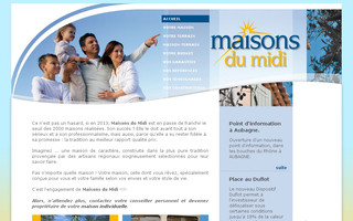 maisonsdumidi.fr website preview