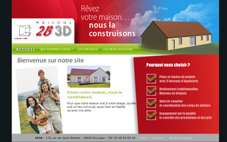 2b3d.fr website preview