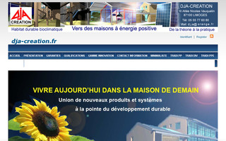 dja-creation.fr website preview