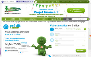 cetelem.fr website preview