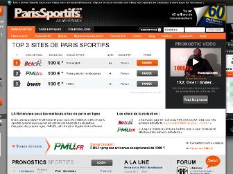 parissportifs.com website preview