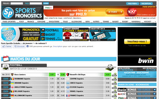 sportspronostics.com website preview