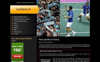 lesparis.fr website preview