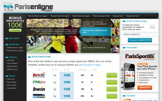 parisenligne.com website preview