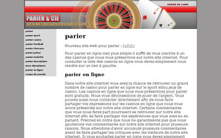 parier-1.com website preview