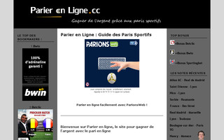 parierenligne.cc website preview