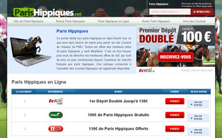 parishippiques.net website preview