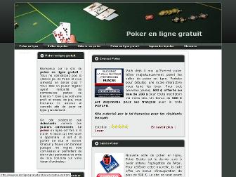 pokerlignegratuit.net website preview