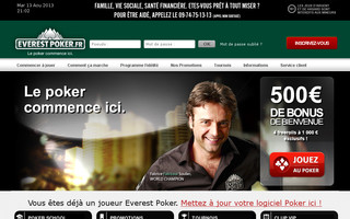 everestpoker.fr website preview