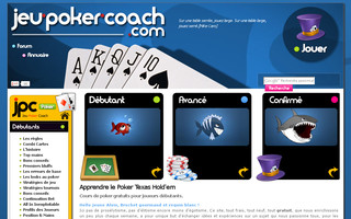 jeu-poker-coach.com website preview