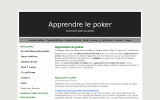 apprendre-poker.info website preview