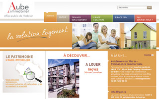 aube-immobilier.fr website preview