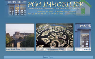 pcmimmobilier.fr website preview