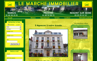 le-marche-immobilier.com website preview
