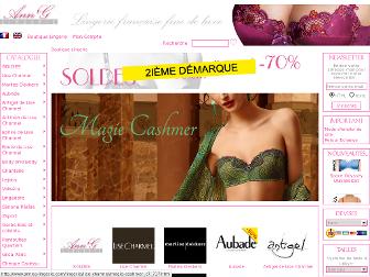 anneg-lingerie.com website preview