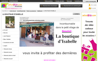 laboutique-d-isabelle.com website preview