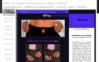 hplay.fr website preview