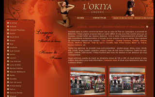 lokiya-lingerie.com website preview