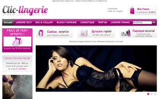 clic-lingerie.com website preview