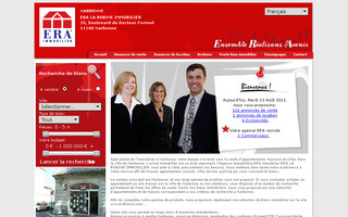 era-immobilier-narbonne.fr website preview