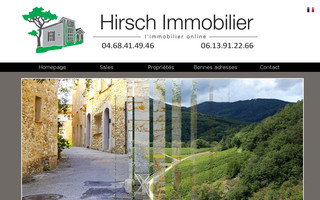 hirsch-immobilier.com website preview