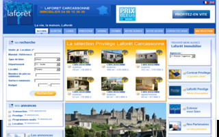 laforet-carcassonne.com website preview