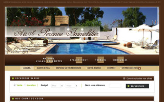 asperonne-immobilier.com website preview
