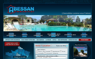 abessan.fr website preview
