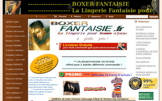 boxerfantaisie.fr website preview