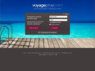 voyage-prive.com website preview