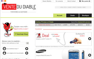 vente-du-diable.com website preview