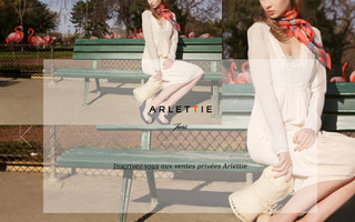 arlettie.fr website preview